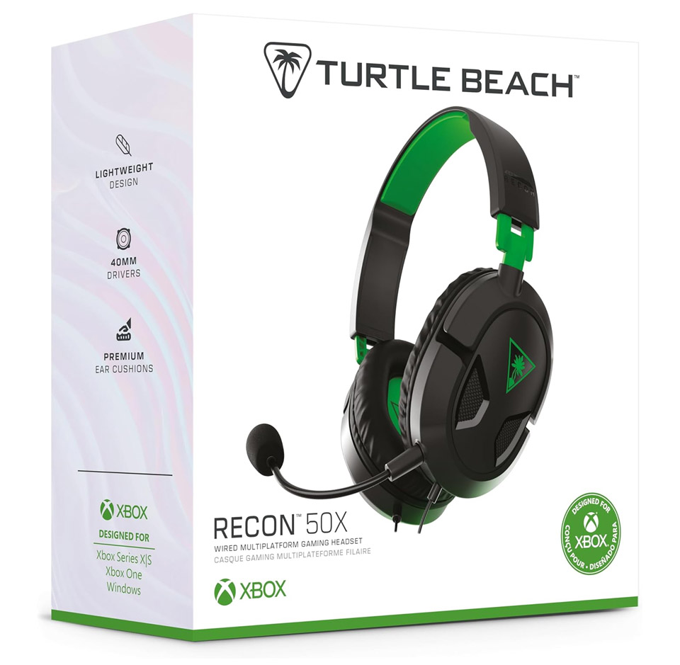 Packaging - Turtle Beach Recon 50X
