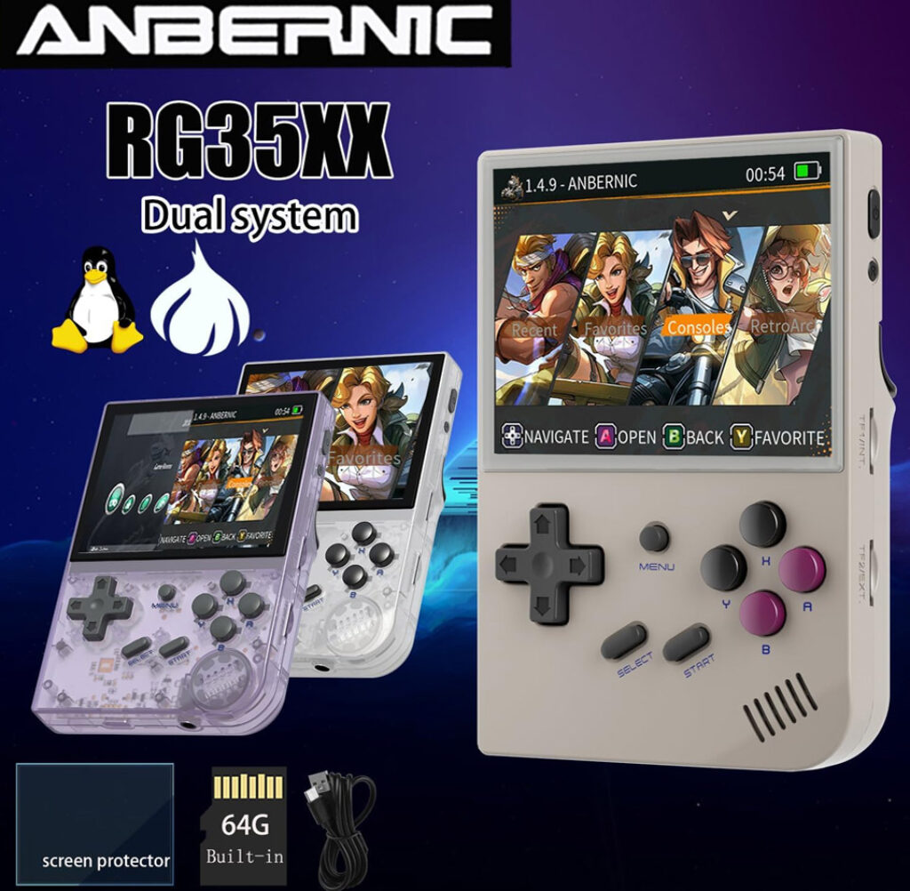 Level Up Nostalgia: ANBERNIC RG35XX Retro Handheld Game Console