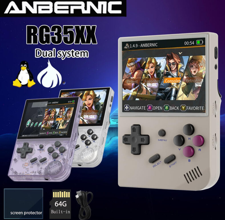 ANBERNIC RG35XX 3.5-inch Retro Handheld Game Console