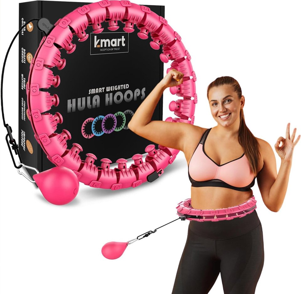 K-MART Smart Hula Ring Hoops - Weighted Hula Circle