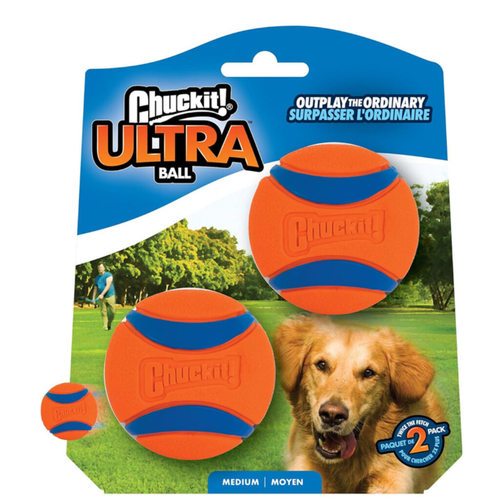 ChuckIt! Ultra Ball Dog Toy - Pack of 2