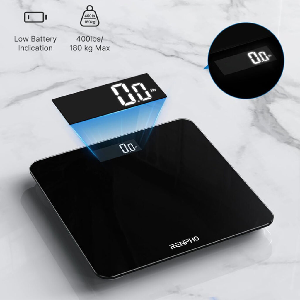 RENPHO Digital Bathroom Scales - Easy to read