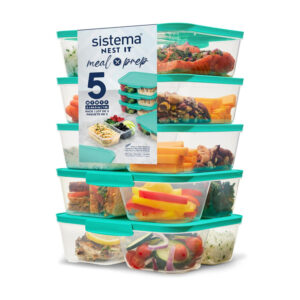 Sistema NEST IT Meal Prep Containers (5-Pack)