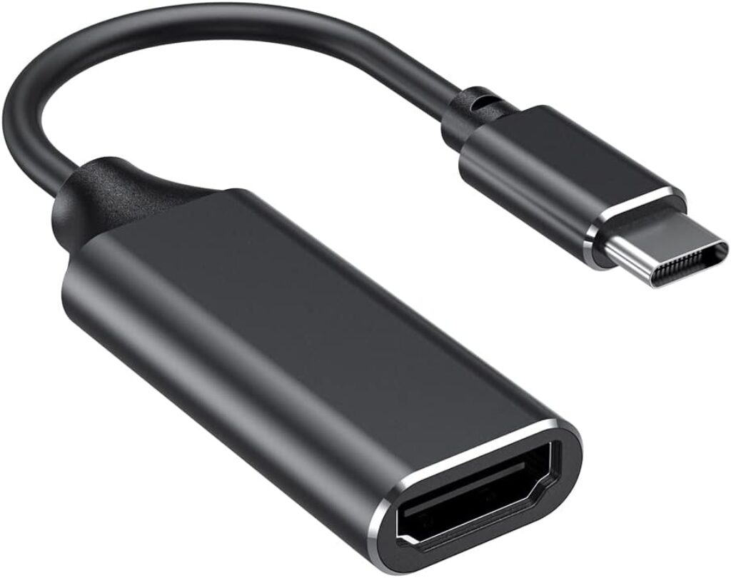 USB C to HDMI 4K Adapter (Thunderbolt 3 Compatible)