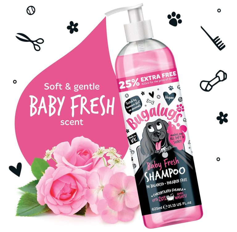 Bugalugs Baby Fresh Dog Shampoo – Sniff Approved & Suds-Splendid!