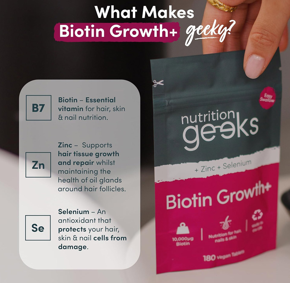 Biotin Growth+ Nutrition Geeks