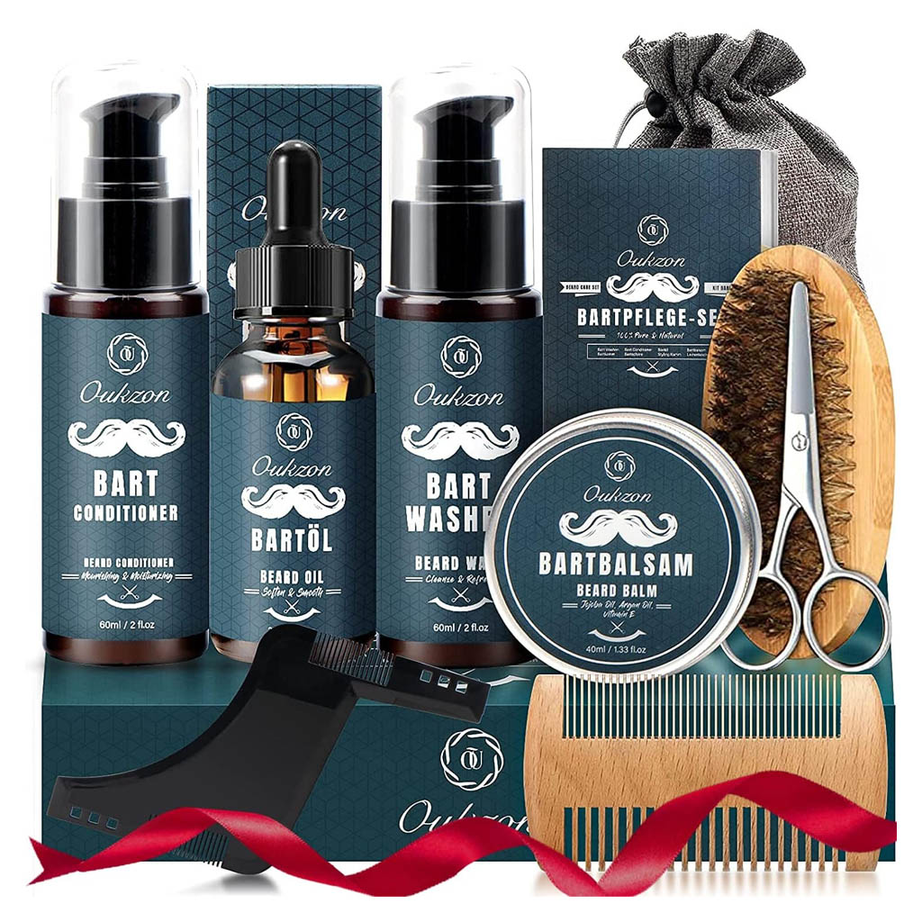Oukzon 10-in-1 Beard Grooming Kit